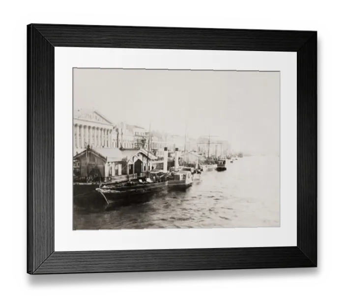 Framed Print : The English Embankment Bolshaya Neva River St Petersburg Framed Print : The English Embankment Bolshaya Neva River St Petersburg