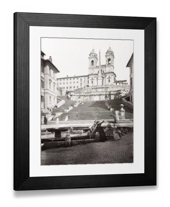Framed Print : Piazza di Spagna, Spanish Steps, Rome Italy Framed Print : Piazza di Spagna, Spanish Steps, Rome Italy