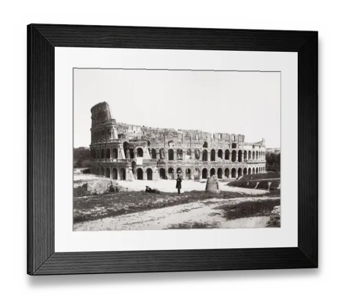 Framed Print : view of the Colosseum, Rome Italy Framed Print : view of the Colosseum, Rome Italy
