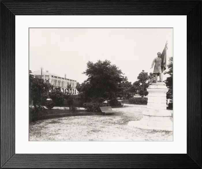 Framed Print : statue of Paul Bert, Hanoi, French Indochina, Vietnam Framed Print : statue of Paul Bert, Hanoi, French Indochina, Vietnam
