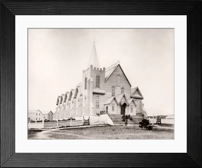 Framed Print : c. 1880s North America Metlakatla, British Columbia, Canada Framed Print : c. 1880s North America Metlakatla, British Columbia, Canada