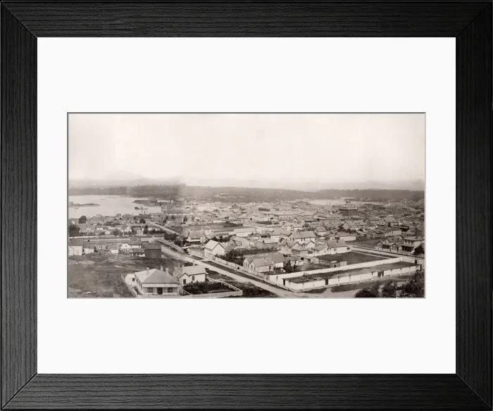 Framed Print : c. 1880s - Victoria Island, British Columbia, Canada Framed Print : c. 1880s - Victoria Island, British Columbia, Canada