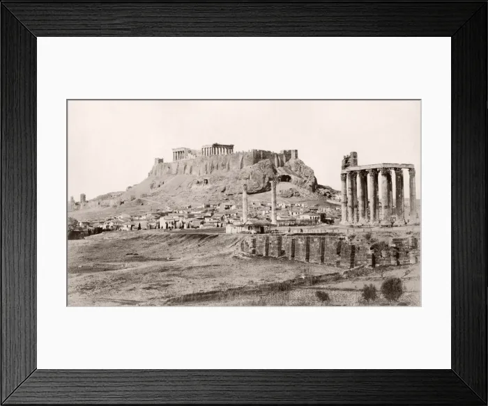 Framed Print : Greece, Athens, the Acropolis Temple of Jupiter Framed Print : Greece, Athens, the Acropolis Temple of Jupiter