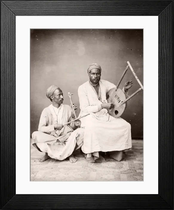 Framed Print : African music, musicians, Egypt, c. 1880 s Framed Print : African music, musicians, Egypt, c. 1880 s