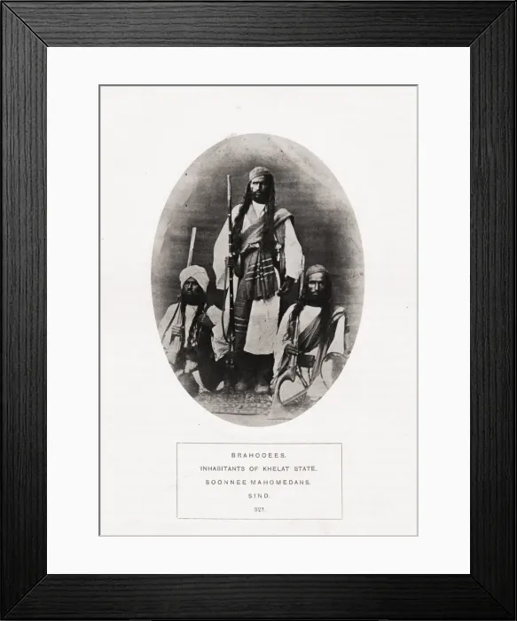 Framed Print : People of India, portaits of Indian tribes and races Framed Print : People of India, portaits of Indian tribes and races