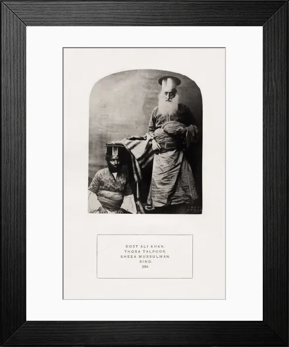 Framed Print : People of India, portaits of Indian tribes and races Framed Print : People of India, portaits of Indian tribes and races