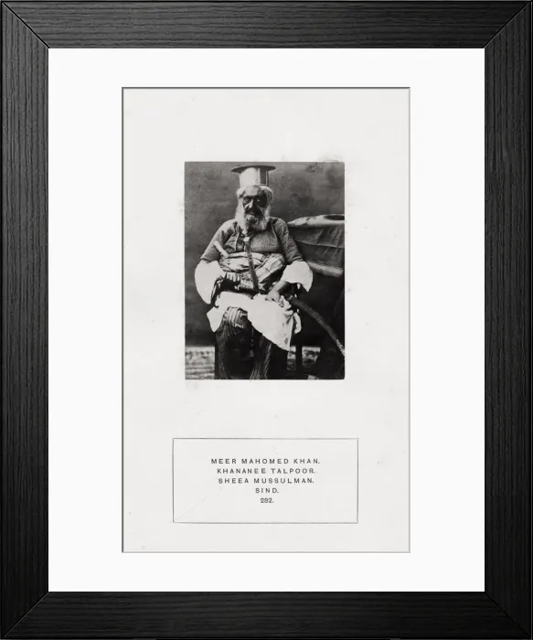 Framed Print : People of India, portaits of Indian tribes and races Framed Print : People of India, portaits of Indian tribes and races