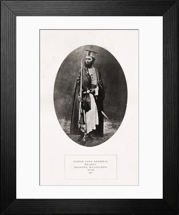 Framed Print : People of India, portaits of Indian tribes and races Framed Print : People of India, portaits of Indian tribes and races