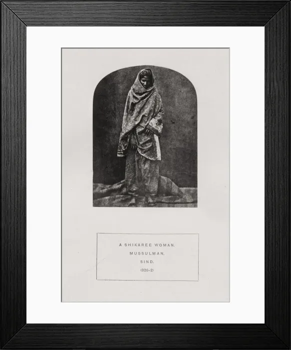 Framed Print : People of India, portaits of Indian tribes and races Framed Print : People of India, portaits of Indian tribes and races
