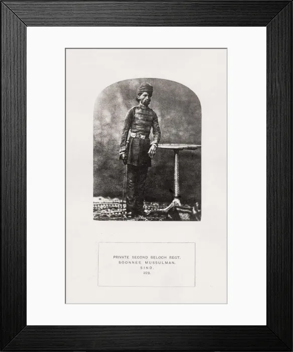 Framed Print : People of India, portaits of Indian tribes and races Framed Print : People of India, portaits of Indian tribes and races