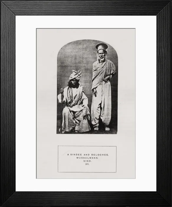 Framed Print : People of India, portaits of Indian tribes and races Framed Print : People of India, portaits of Indian tribes and races
