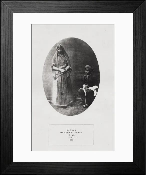 Framed Print : People of India, portaits of Indian tribes and races Framed Print : People of India, portaits of Indian tribes and races