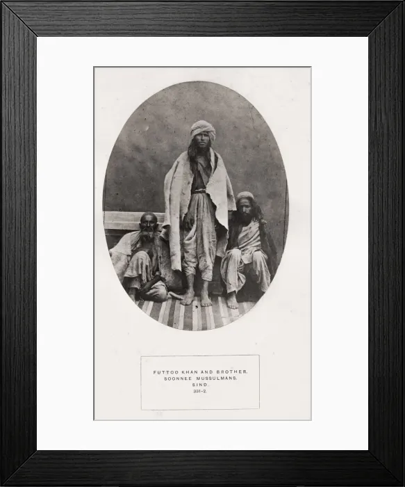 Framed Print : People of India, portaits of Indian tribes and races Framed Print : People of India, portaits of Indian tribes and races
