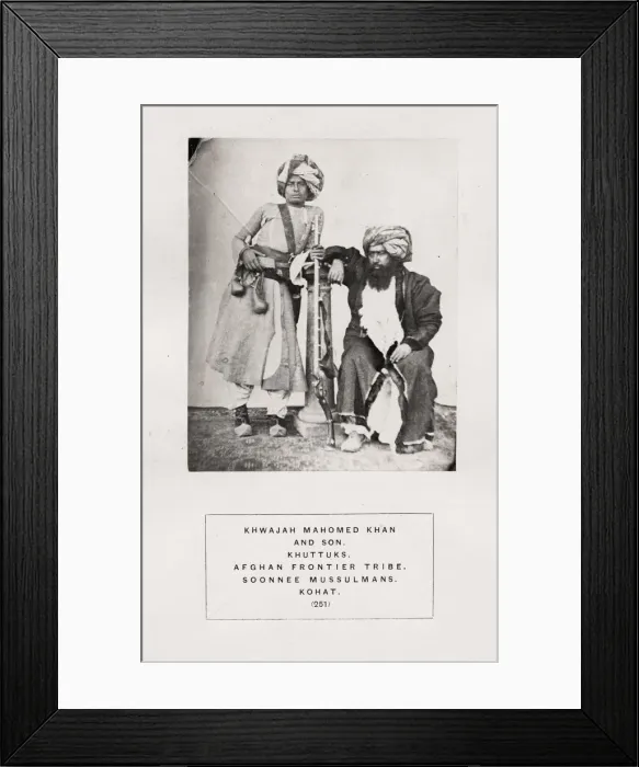 Framed Print : People of India, portaits of Indian tribes and races Framed Print : People of India, portaits of Indian tribes and races