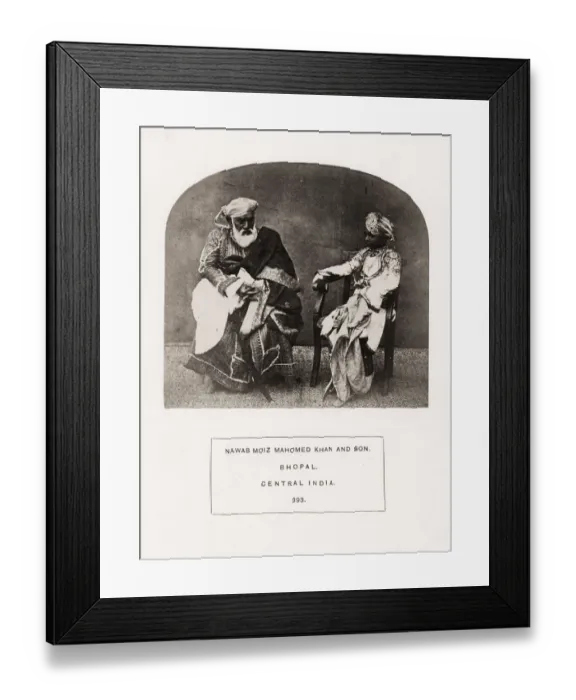 Framed Print : People of India, portaits of Indian tribes and races Framed Print : People of India, portaits of Indian tribes and races