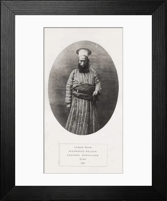 Framed Print : People of India, portaits of Indian tribes and races Framed Print : People of India, portaits of Indian tribes and races