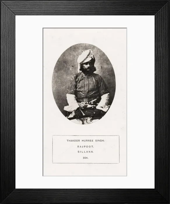 Framed Print : People of India, portaits of Indian tribes and races Framed Print : People of India, portaits of Indian tribes and races