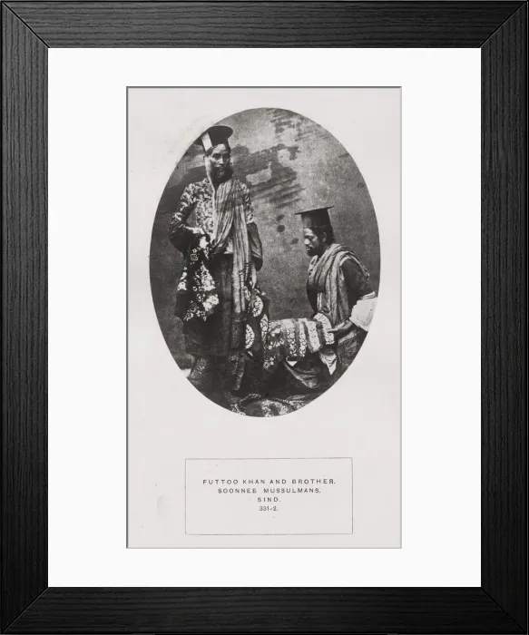 Framed Print : People of India, portaits of Indian tribes and races Framed Print : People of India, portaits of Indian tribes and races