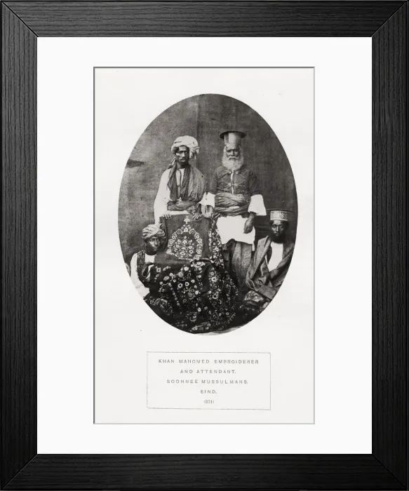 Framed Print : People of India, portaits of Indian tribes and races Framed Print : People of India, portaits of Indian tribes and races