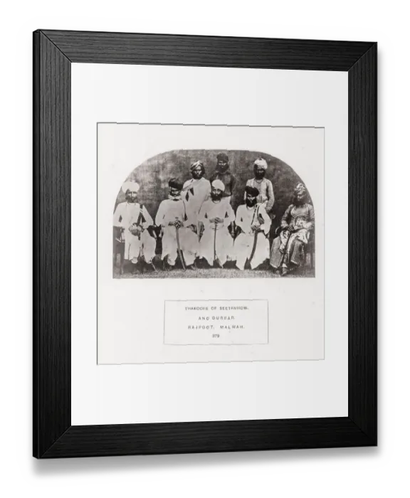 Framed Print : People of India, portaits of Indian tribes and races Framed Print : People of India, portaits of Indian tribes and races