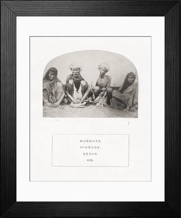 Framed Print : People of India, portaits of Indian tribes and races Framed Print : People of India, portaits of Indian tribes and races