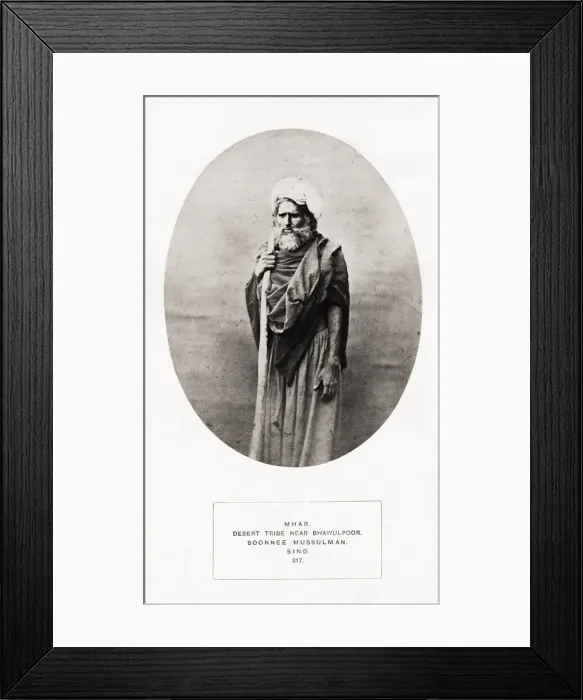 Framed Print : People of India, portaits of Indian tribes and races Framed Print : People of India, portaits of Indian tribes and races