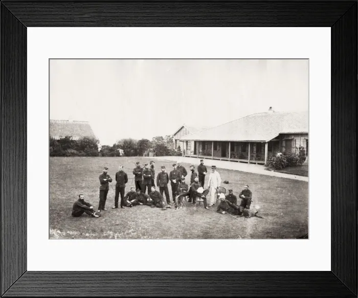 Framed Print : British army camp, Yokohama, Japan Framed Print : British army camp, Yokohama, Japan