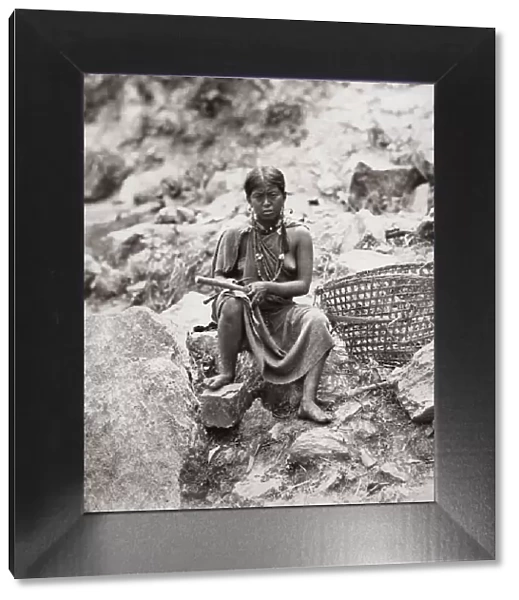 Lepcha woman, Darjeeling, northern India, 1860 s