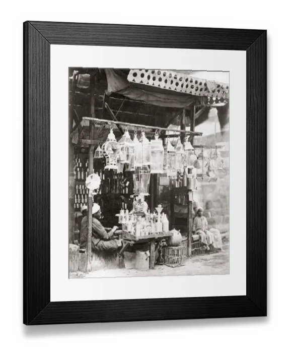 Framed Print : Souvenir stall, Cairo, Egypt, c. 1880 s Framed Print : Souvenir stall, Cairo, Egypt, c. 1880 s