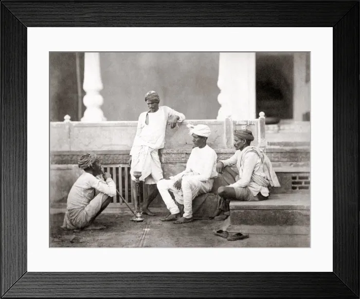 Framed Print : Jemadars and Lumbardars 1860-1863 Framed Print : Jemadars and Lumbardars 1860-1863