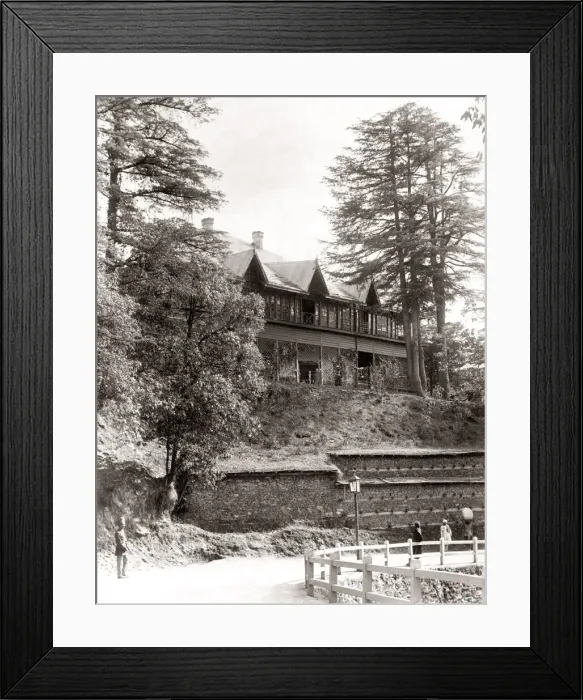 Framed Print : Viceregal lodge, Simla, Shimla, India, c. 1880 s Framed Print : Viceregal lodge, Simla, Shimla, India, c. 1880 s