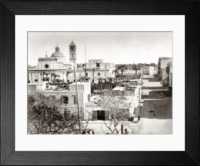 Framed Print : Street view, Alexandria, Egypt, c. 1880 s Framed Print : Street view, Alexandria, Egypt, c. 1880 s