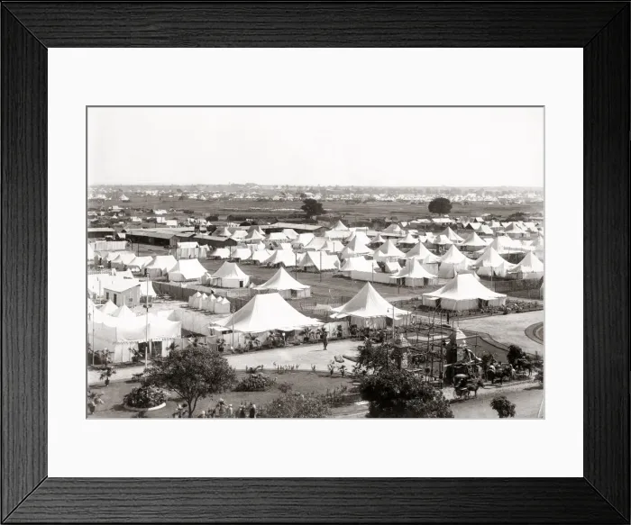Framed Print : Delhi Durbar (1903?) tented village Framed Print : Delhi Durbar (1903?) tented village