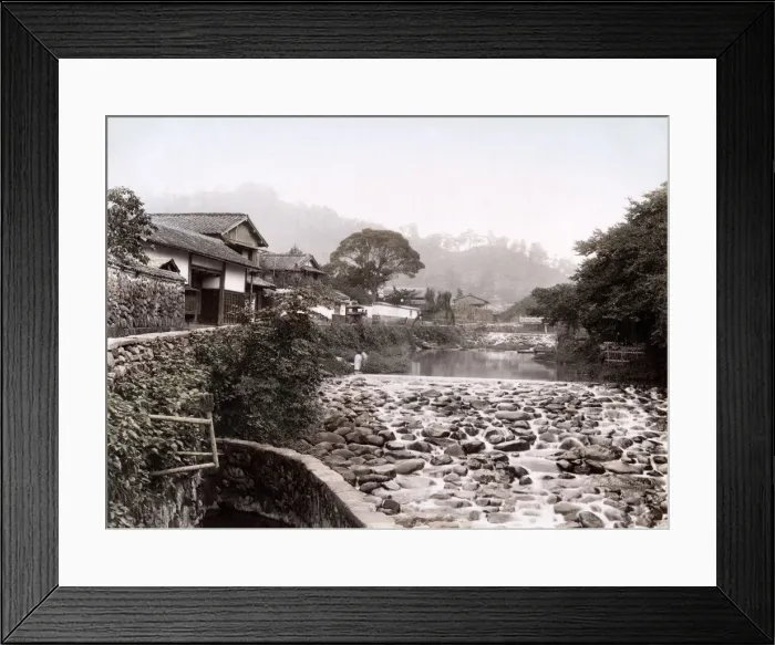 Framed Print : c. 1880s Japan - Nakshima-gawa Nagasaki Framed Print : c. 1880s Japan - Nakshima-gawa Nagasaki