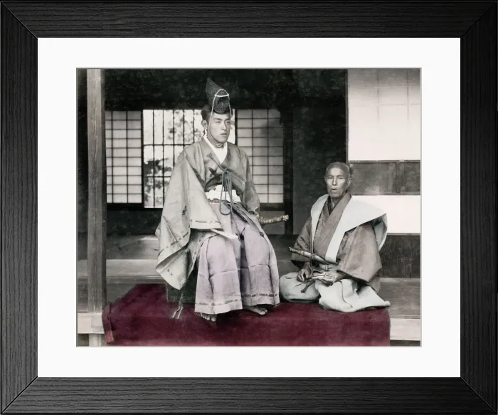 Framed Print : c. 1880s Japan - members of the Mikados cabinet Framed Print : c. 1880s Japan - members of the Mikados cabinet