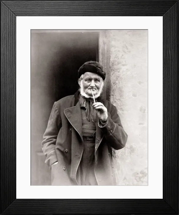 Framed Print : c. 1880s North East England - Whitby: old fisherman Framed Print : c. 1880s North East England - Whitby: old fisherman