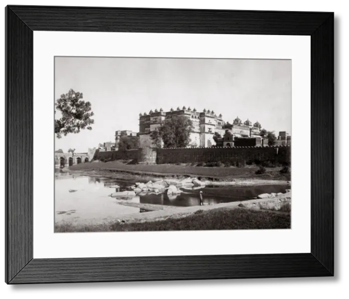 Framed Print : c. 1880s India - princes palace Framed Print : c. 1880s India - princes palace