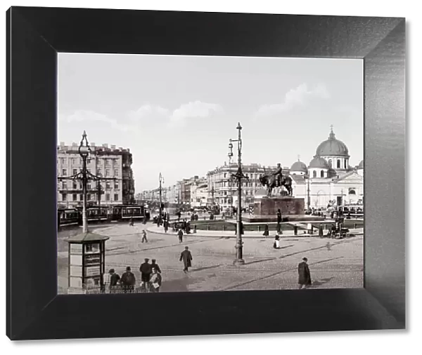 c. 1890s Russia St Petersburg - Znamenski Square