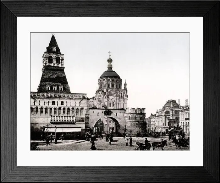 Framed Print : c. 1890s Russia - Moscow the Vladimir Gate Framed Print : c. 1890s Russia - Moscow the Vladimir Gate
