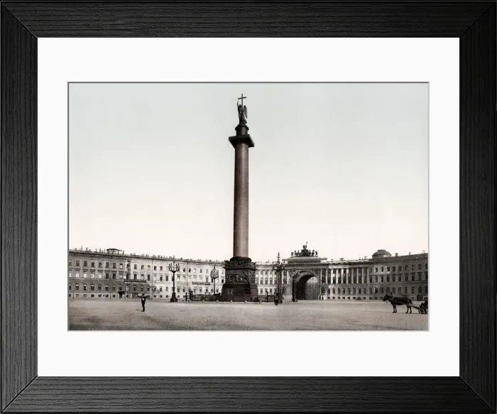 Framed Print : c. 1890s Russia - Palace Square St. Petersburg Framed Print : c. 1890s Russia - Palace Square St. Petersburg