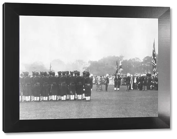 Presentation of colours, 18th Regiment Lady Dufferin, India