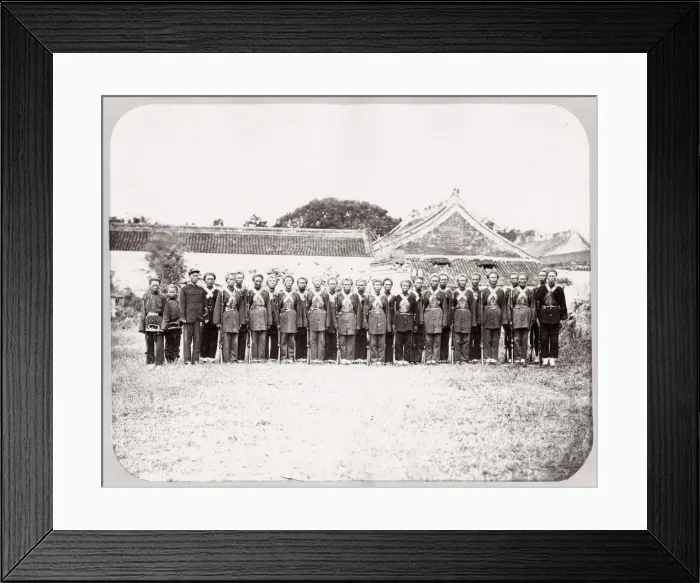 Framed Print : Chinese army, soldiers, China Framed Print : Chinese army, soldiers, China