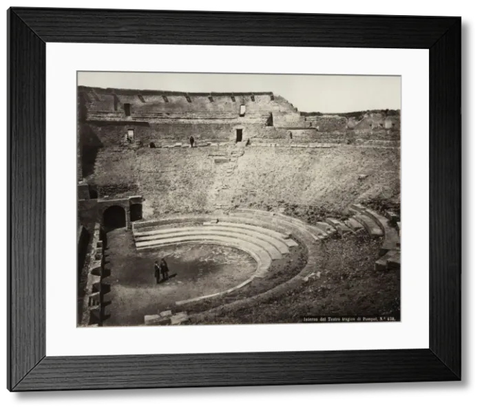 Framed Print : Theatre at Pompeii, Italy Framed Print : Theatre at Pompeii, Italy