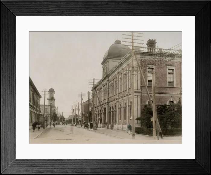 Framed Print : Post Office, Yokohama, Japan Framed Print : Post Office, Yokohama, Japan
