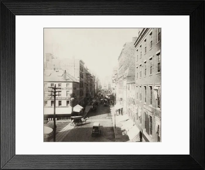 Framed Print : State Street, Boston, Massachusetts, USA Framed Print : State Street, Boston, Massachusetts, USA