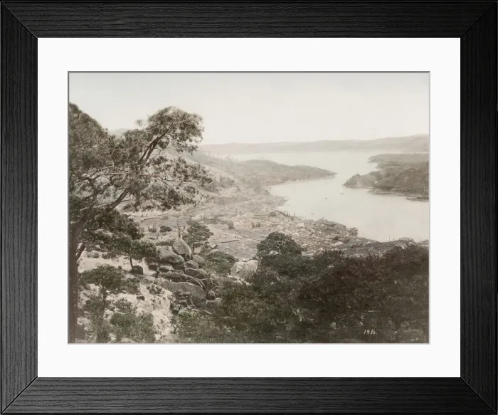 Framed Print : Inland Sea, Onomichi, Bingo, Japan, c. 1880 s Framed Print : Inland Sea, Onomichi, Bingo, Japan, c. 1880 s