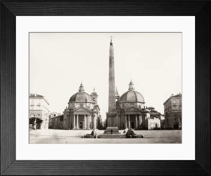 Framed Print : Italy - Piazza del Popolo, Rome Framed Print : Italy - Piazza del Popolo, Rome