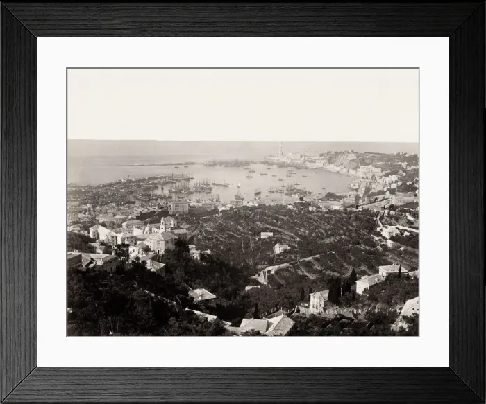 Framed Print : Italy - panorama Genoa, Genova Framed Print : Italy - panorama Genoa, Genova