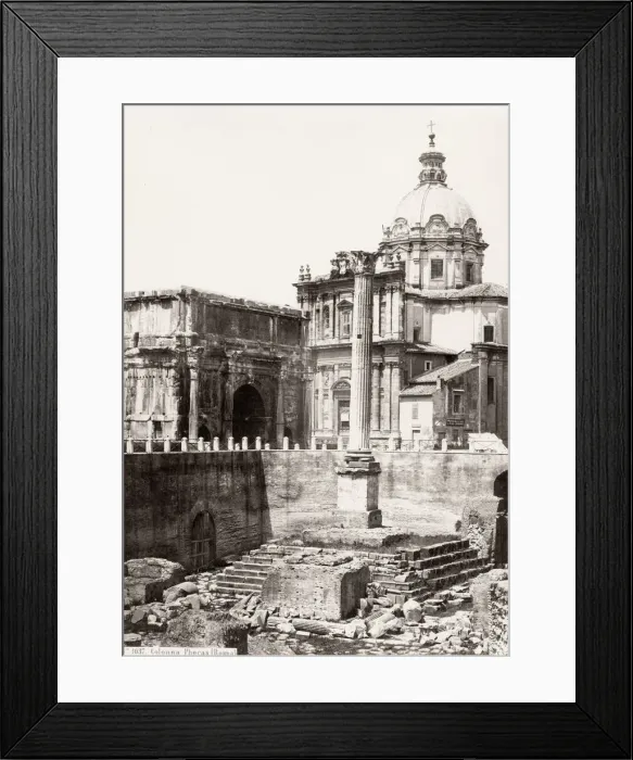 Framed Print : Italy - Column of Phocas Forum of Rome, Italy Framed Print : Italy - Column of Phocas Forum of Rome, Italy
