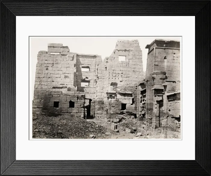 Framed Print : Francis Frith, Egypt. c. 1857 - ruins Framed Print : Francis Frith, Egypt. c. 1857 - ruins
